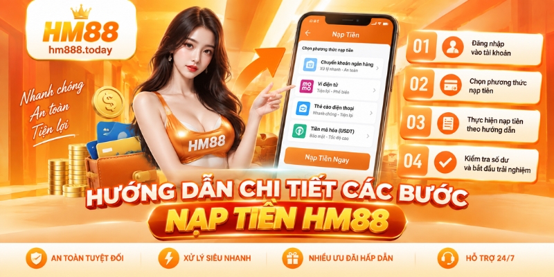 Hướng dẫn chi tiết các bước nạp tiền HM88